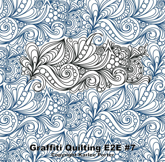 Graffiti Quilting Edge-to-Edge #7