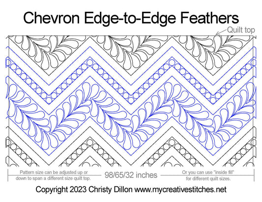 Chevron Feathers