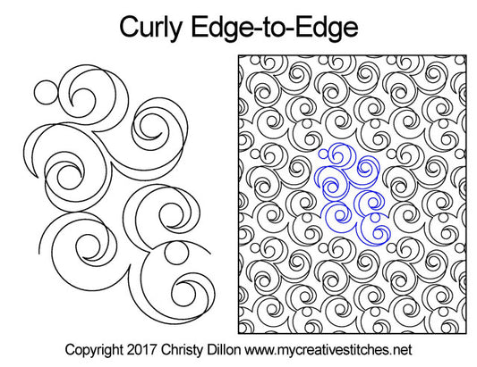 Curly Edge-to-Edge