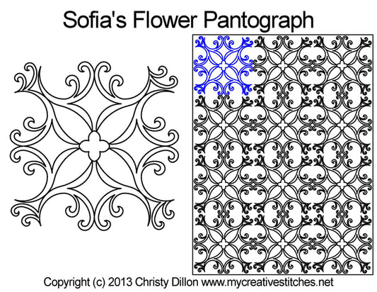 Sofia's Flower Edge-to-Edge